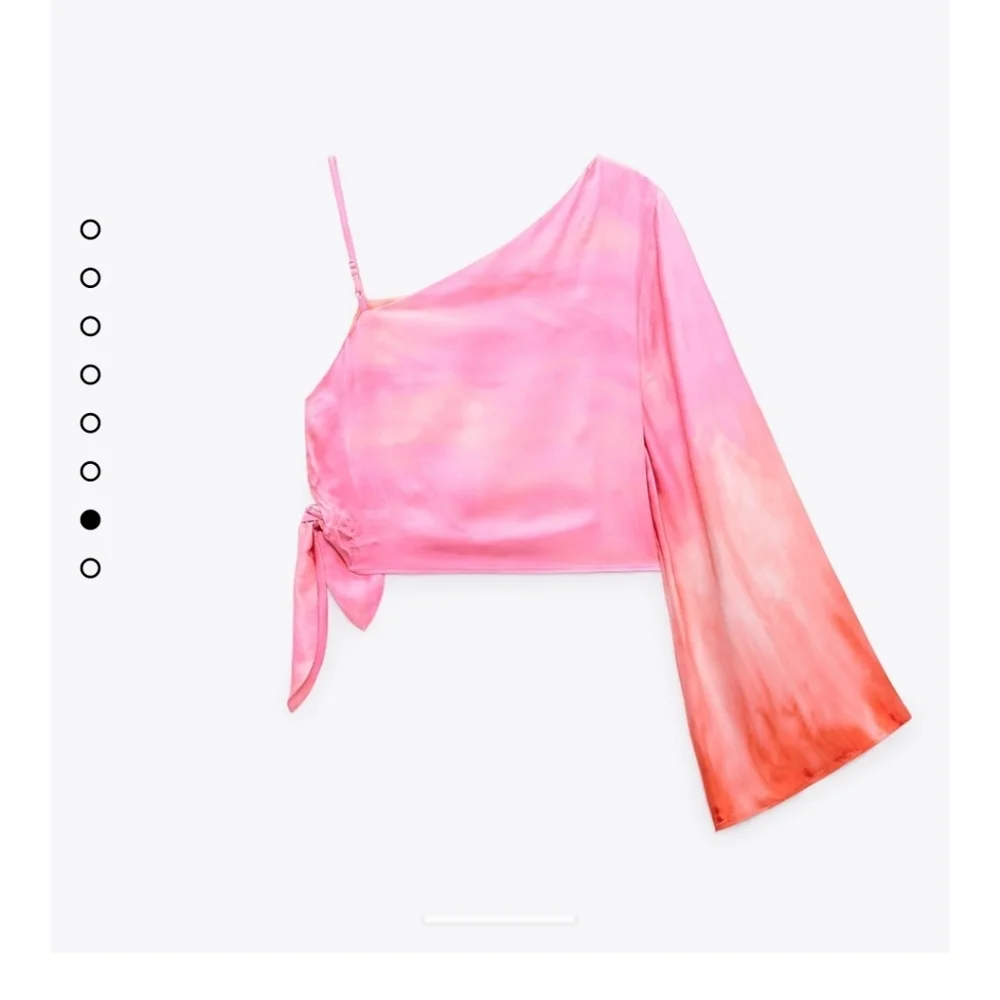 Zara Tye Dye Silky Top - Picture 8 of 11